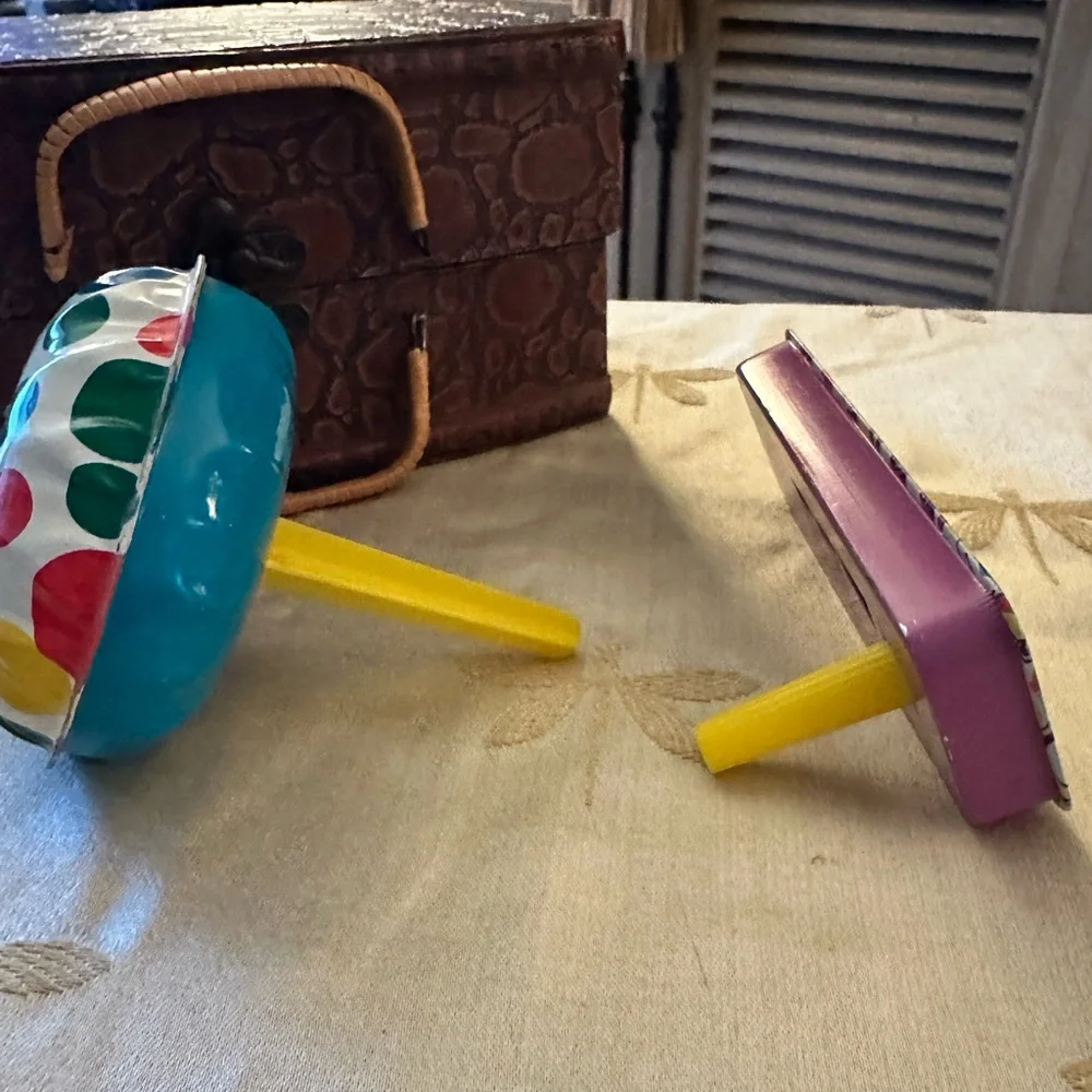 Vintage Polka Dot and Circus Themed Noise Makers. New Year’s Eve / Birthdays.